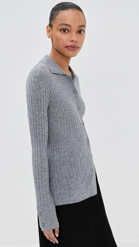 LISA YANG Cashmere Aria Cardigan Shirt | Shopbop Product Image