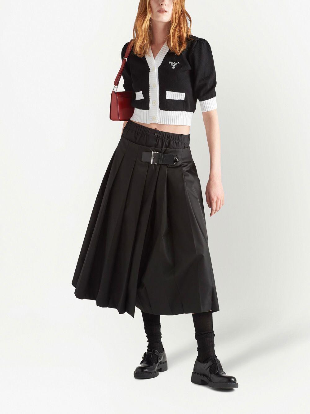 cropped cotton cardigan Product Image