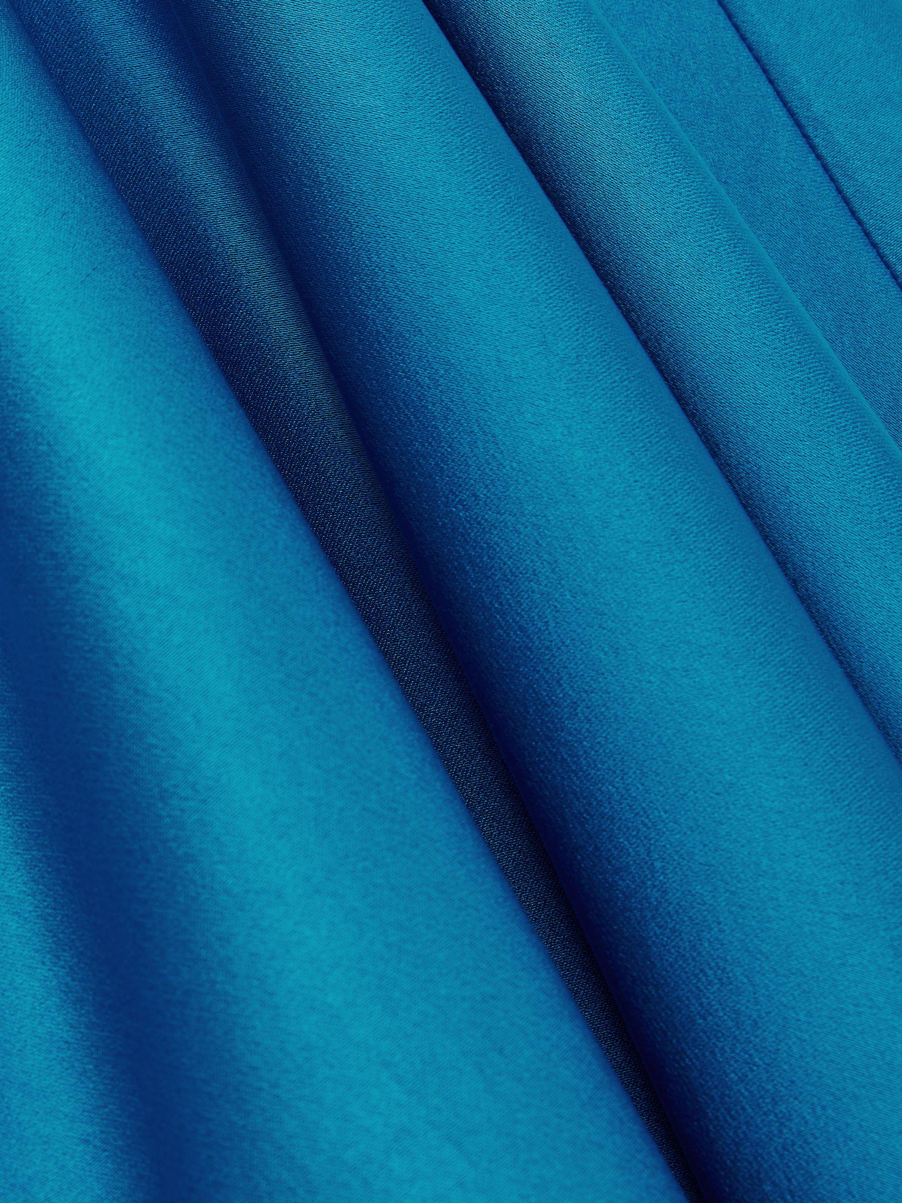 Petite Jersey Twist-Detail Midi Dress in Grey Product Image