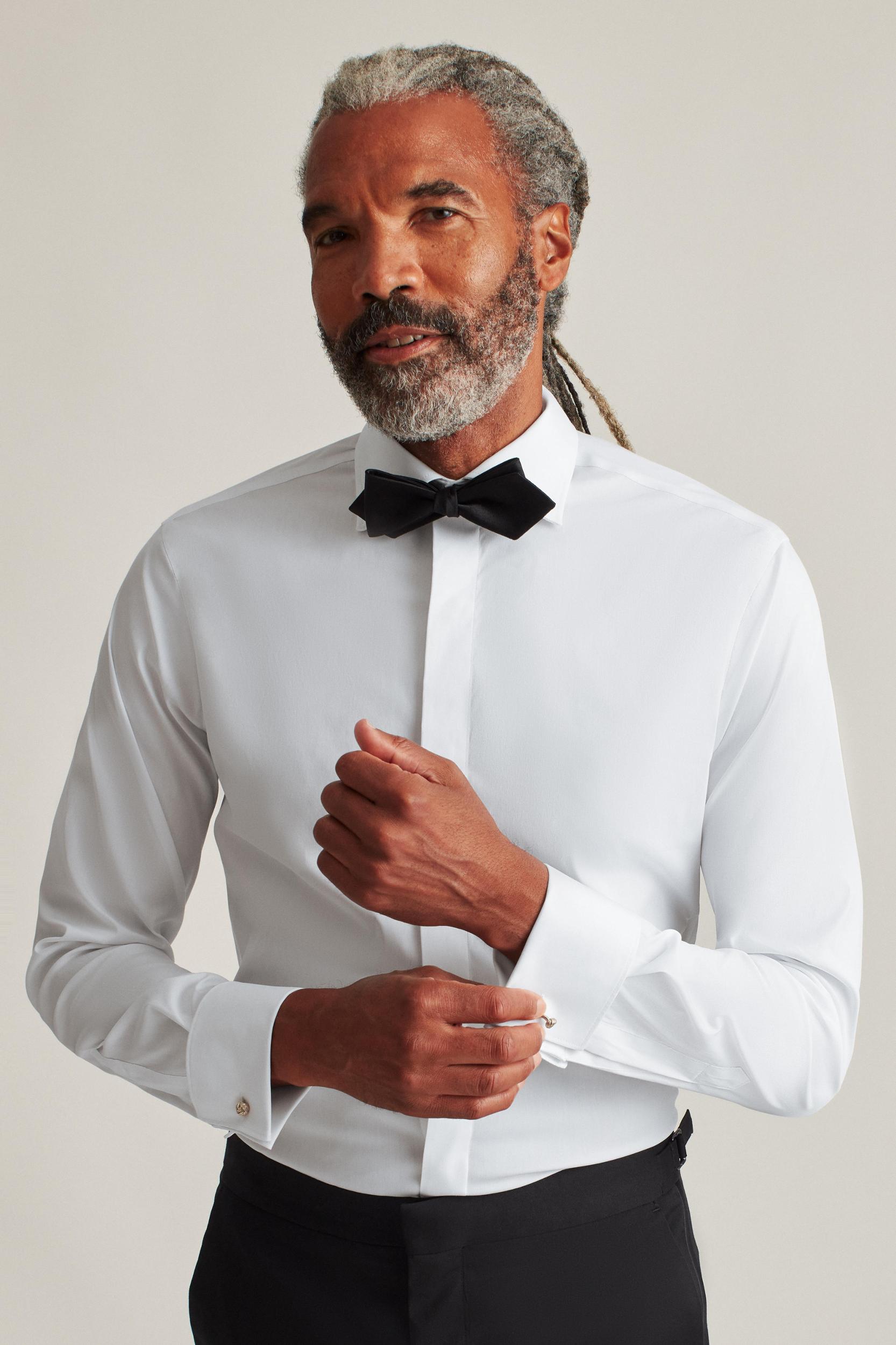 Empire Stretch Tuxedo Shirt Product Image