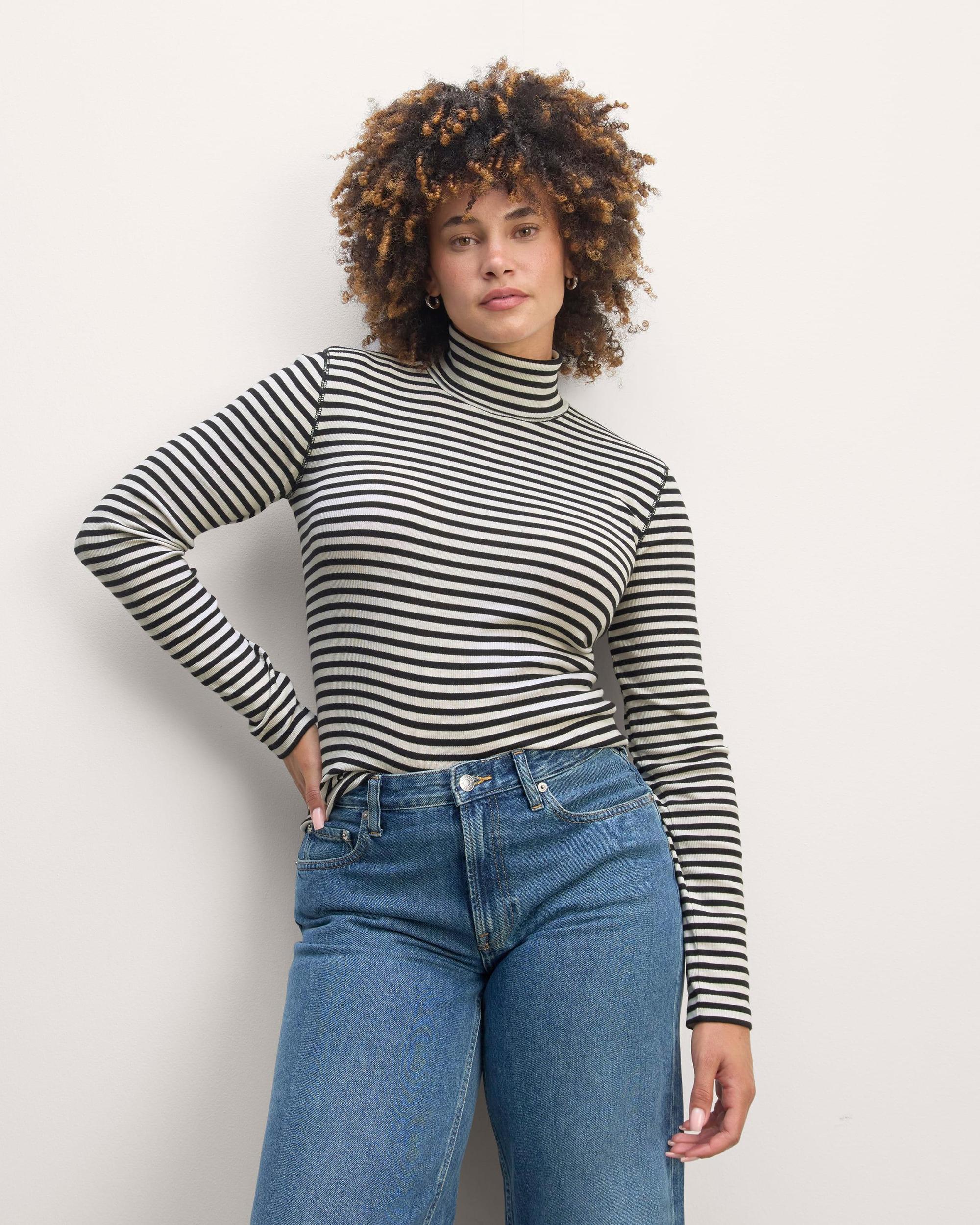 Womens Luxe Rib Turtleneck Sweater by Everlane Product Image
