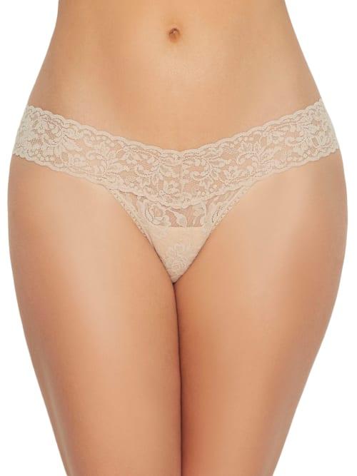 Signature Lace Low Rise Thong Product Image