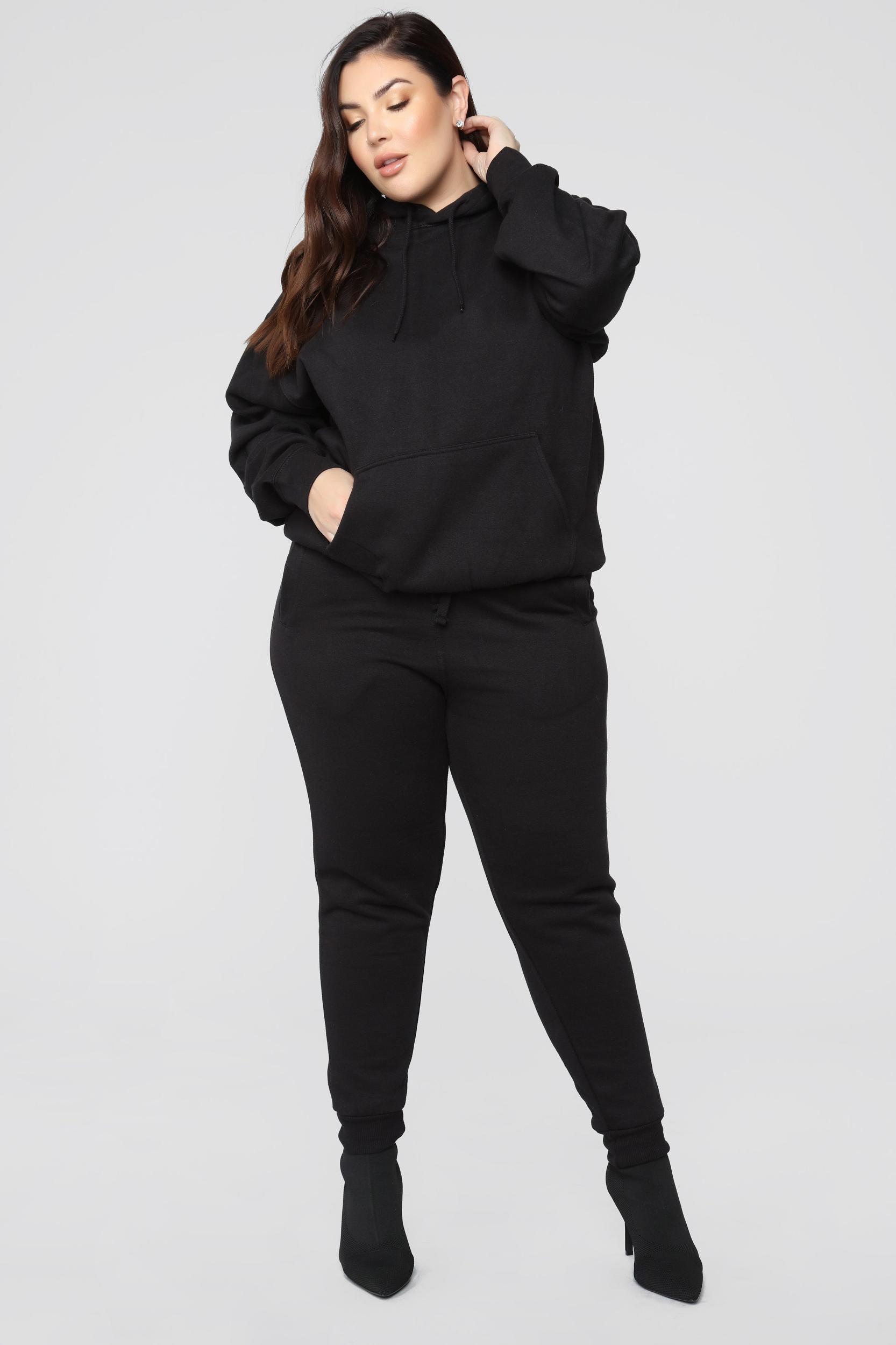 Stole Your Boyfriend's Oversized Hoodie - Black Product Image