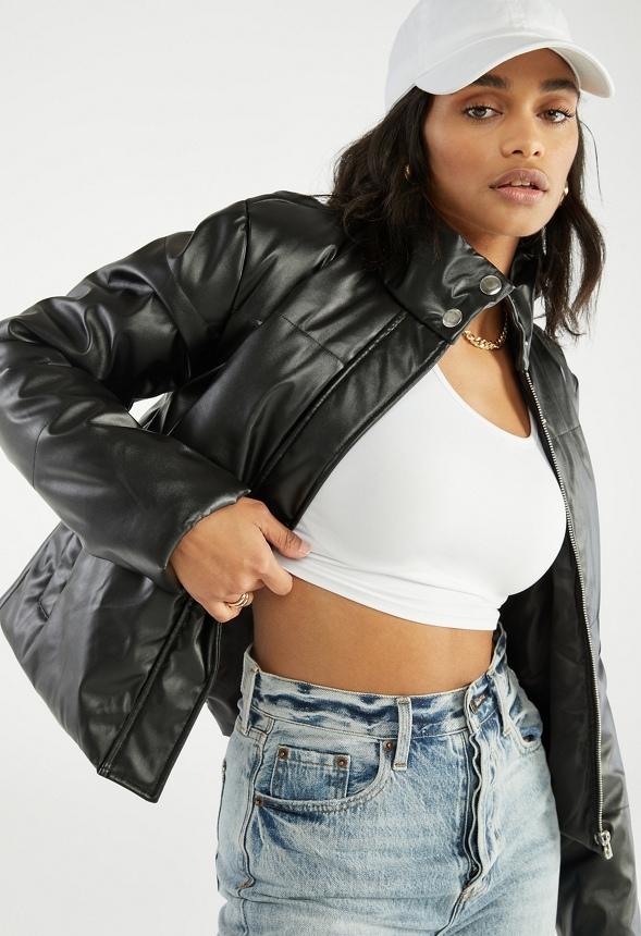 JustFab Margaux Platform Loafer Pump Womens Black/ White Size 8.5 Product Image