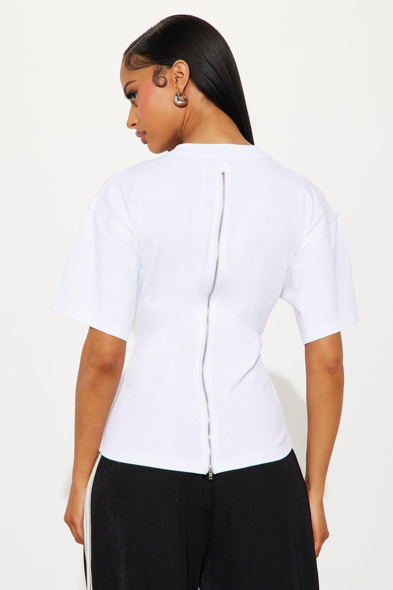 Jayden Fitted T-Shirt - White Product Image