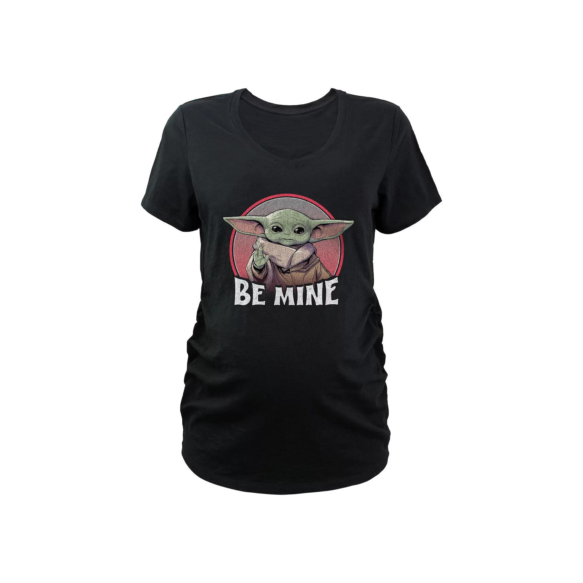 Maternity Star Wars The Mandalorian The Child Be Mine Graphic Tee, Women's,  Product Image