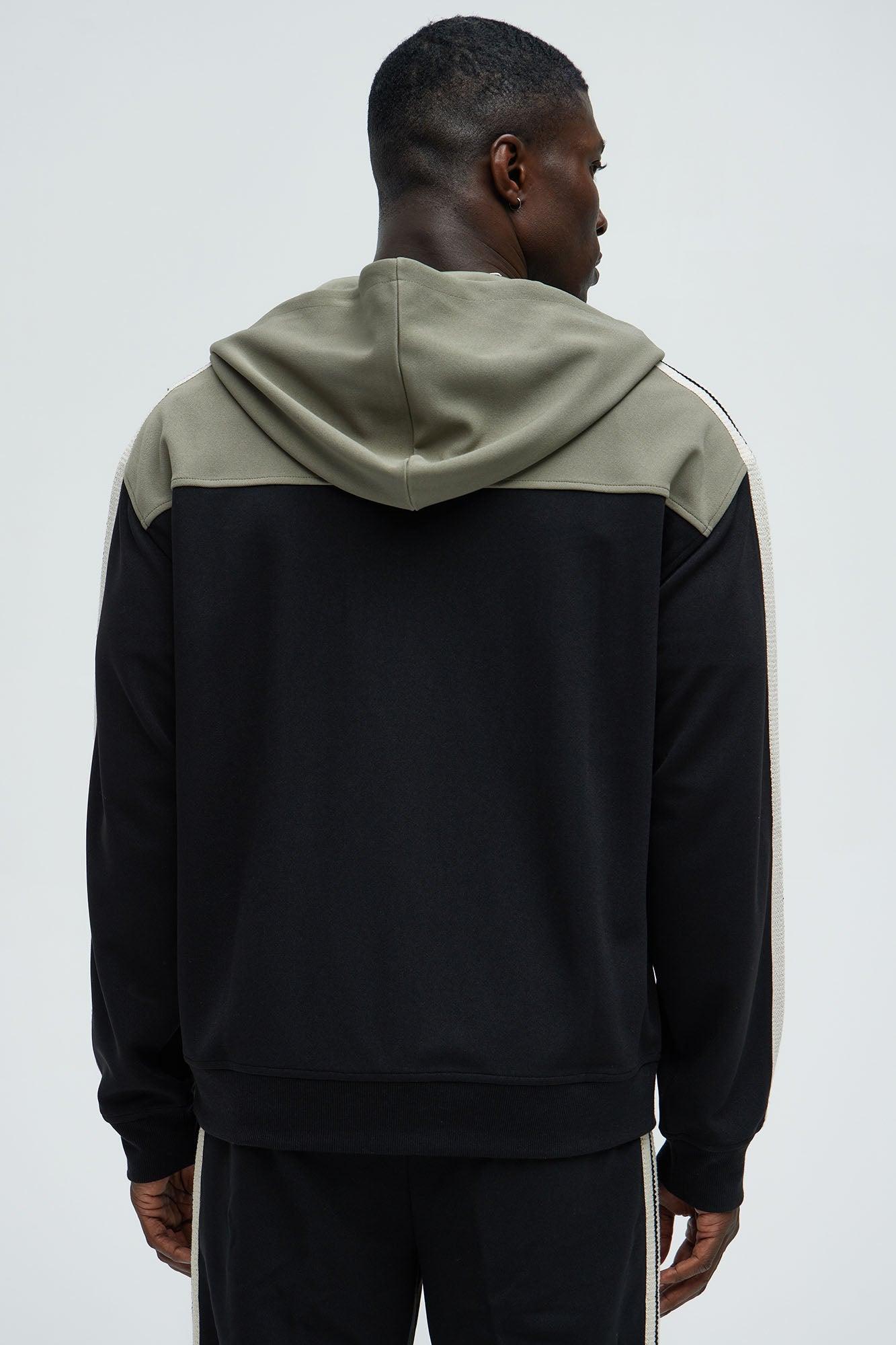 Dennis Zip Up Hoodie - Black/combo Product Image