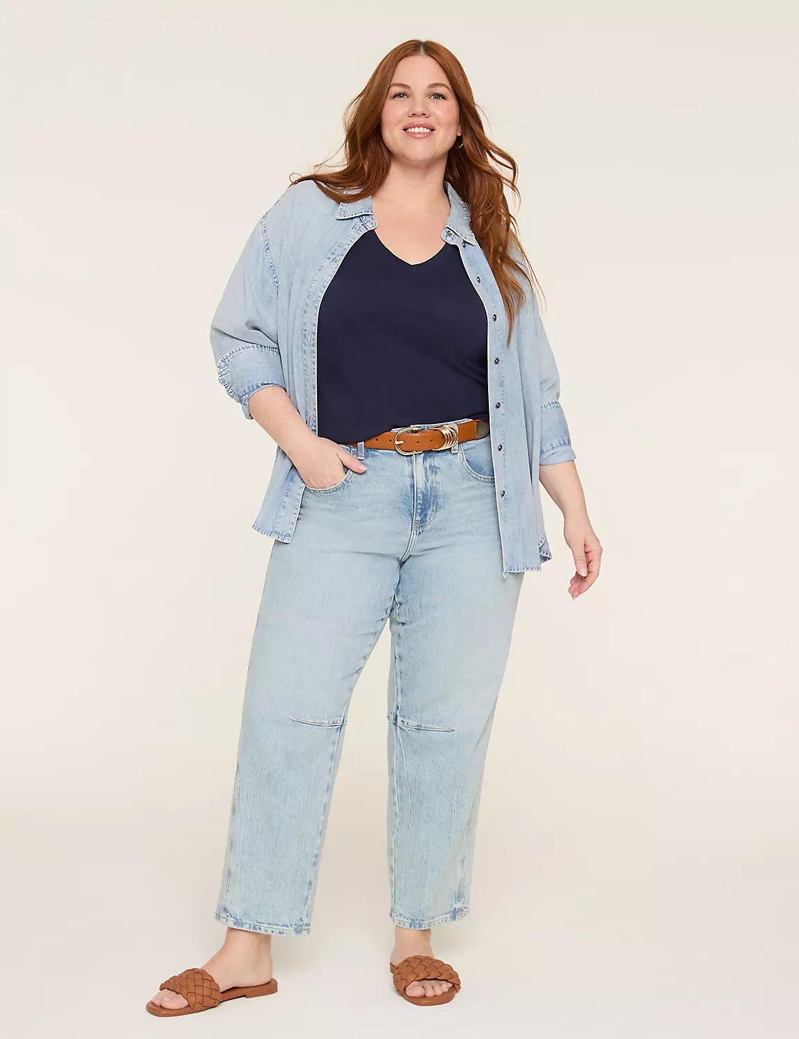 Perfect Sleeve V-Neck Tee Product Image