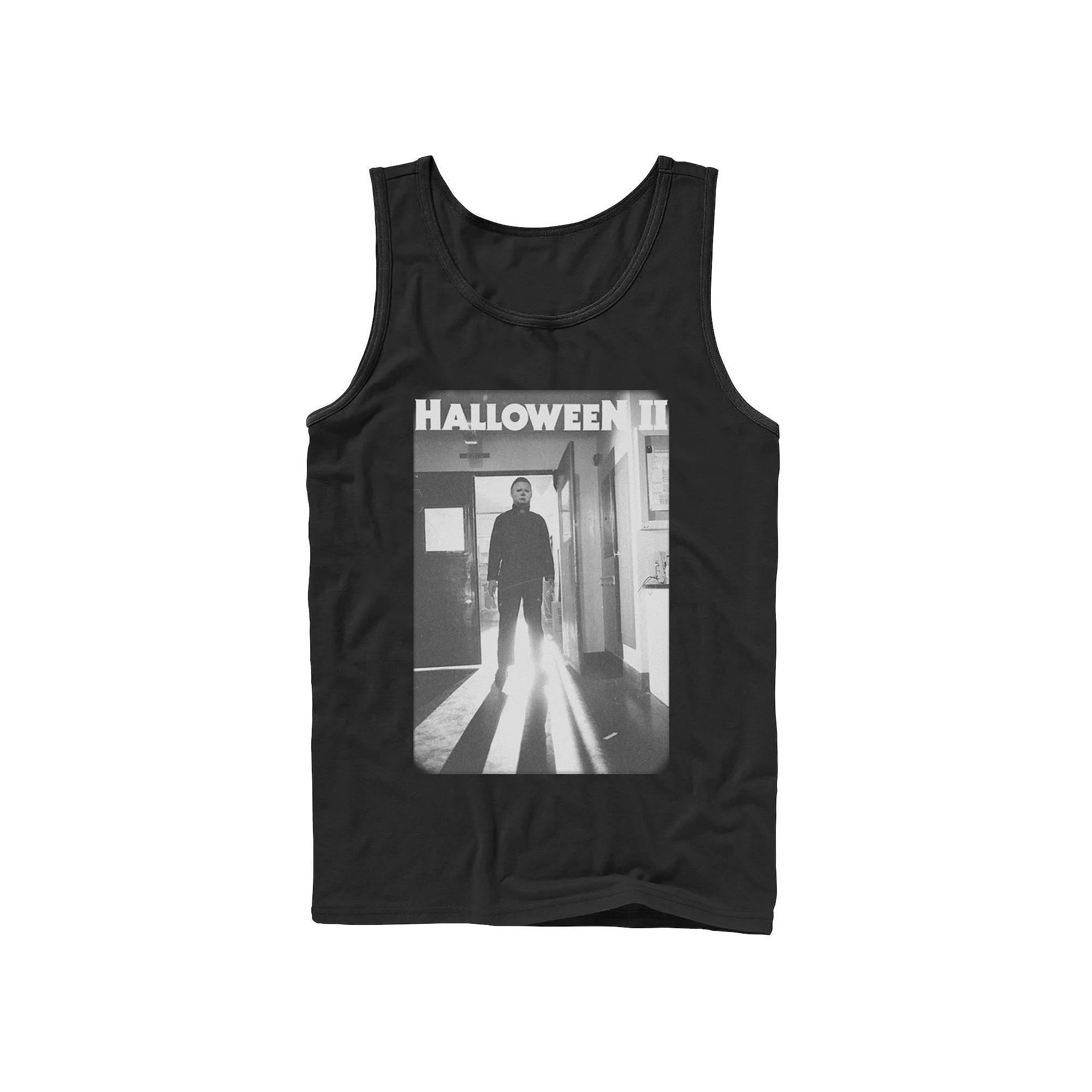 Men's Halloween 2 Michael Myers Faded Poster Tank Top,  Product Image