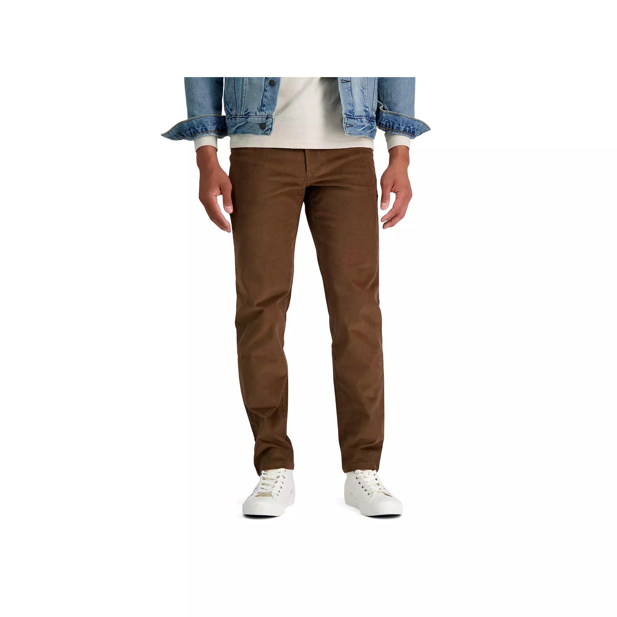 Mens Haggar Straight Fit 5-Pocket Stretch Corduroy Pant Product Image