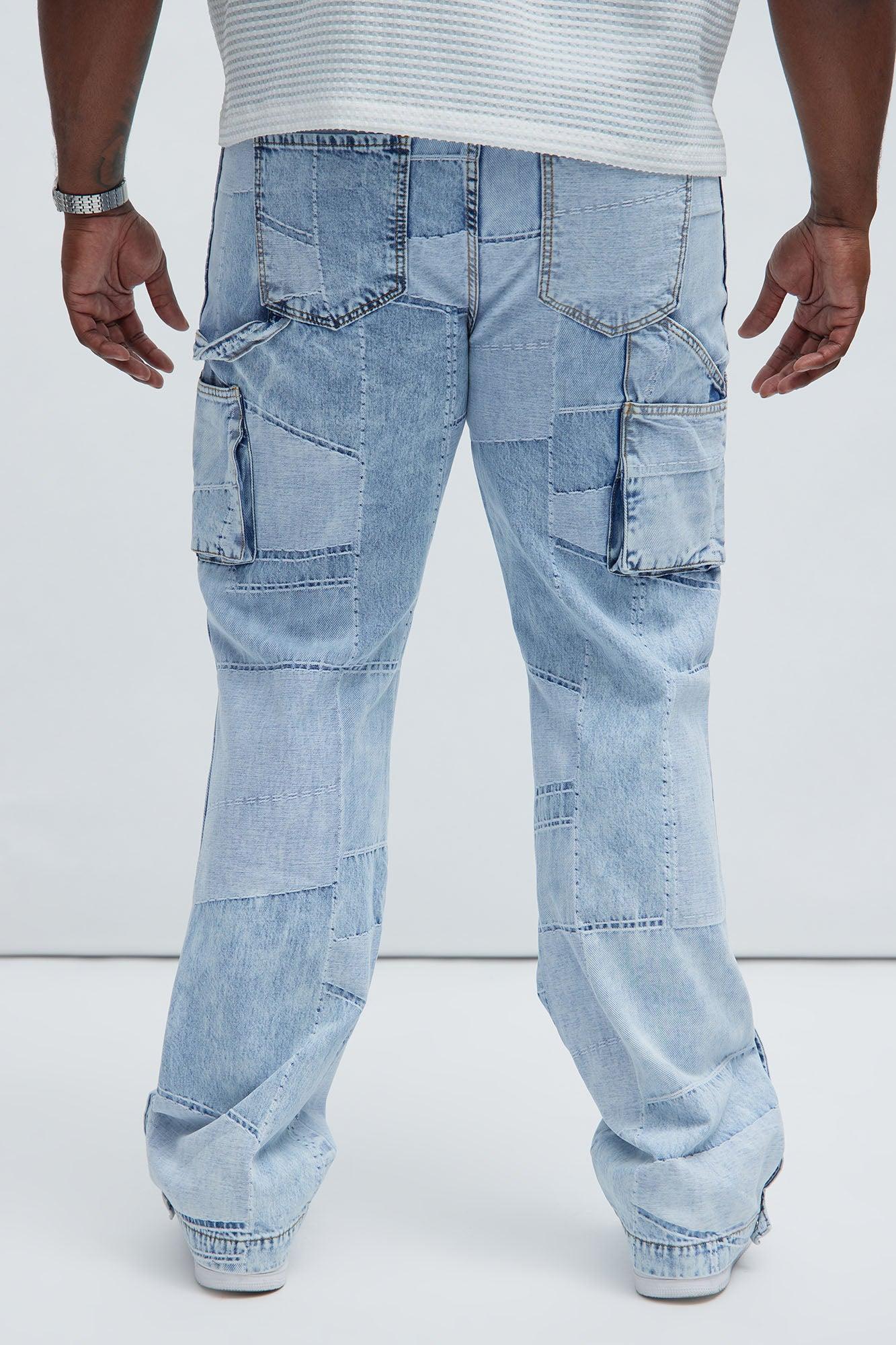 Verdugo Carpenter Flare Jeans - Light Blue Wash Product Image