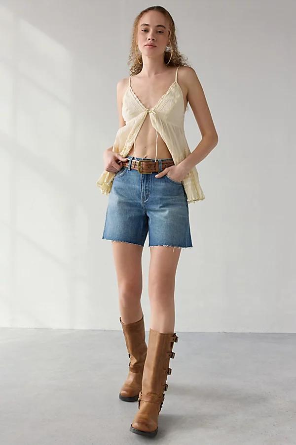 Wrangler High-Rise Relaxed Denim Short Womens at Urban Outfitters Product Image