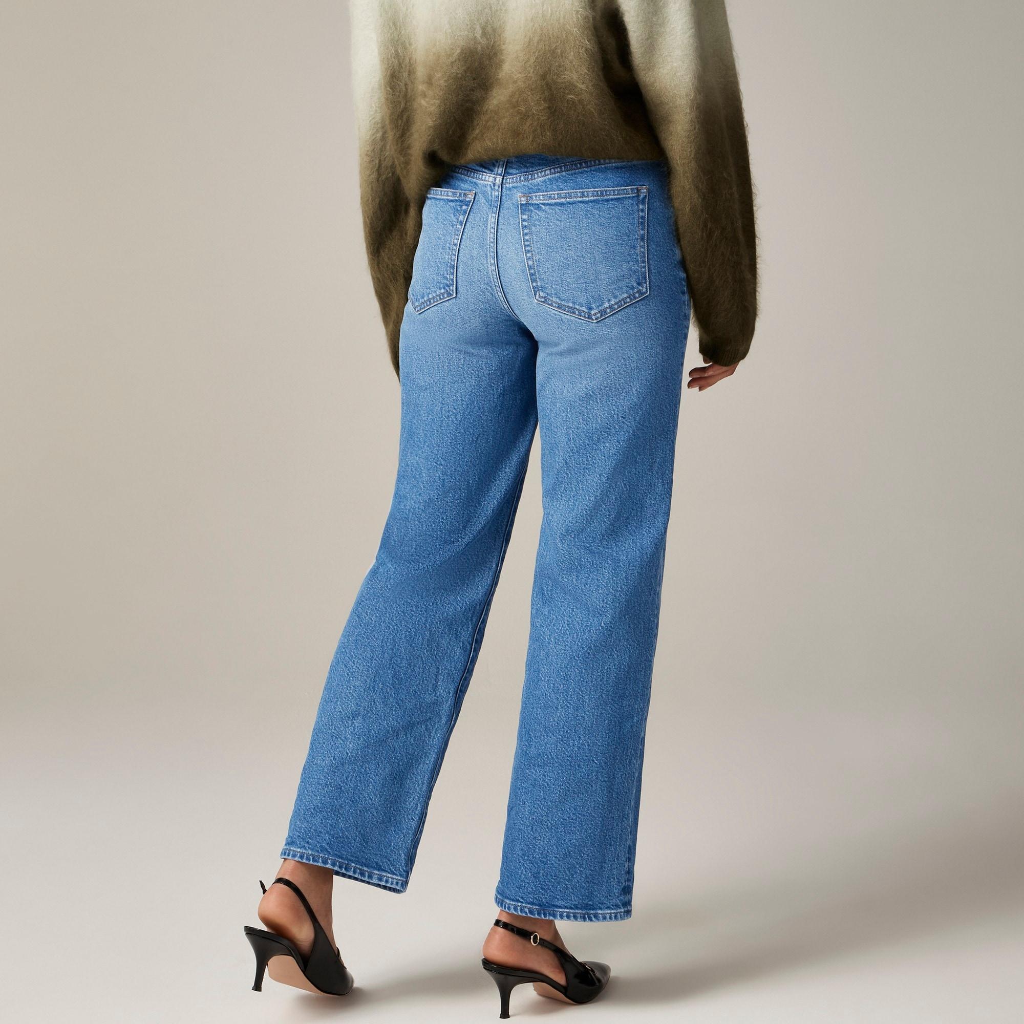 Slim-wide jean with button-fly Product Image