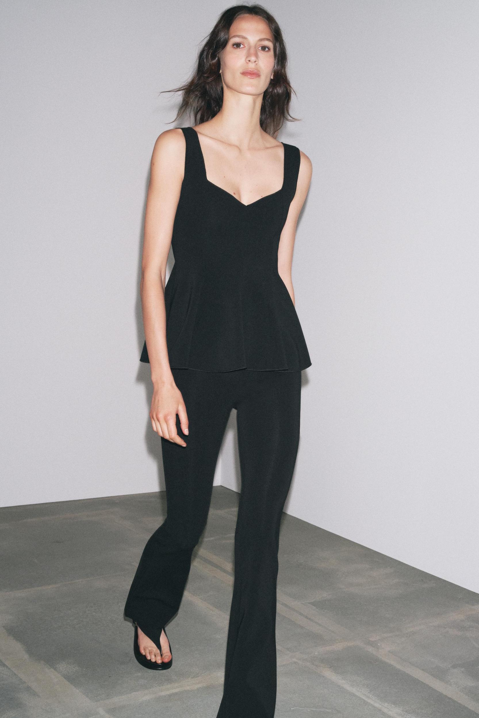 STRETCH FLARE PANTS Product Image