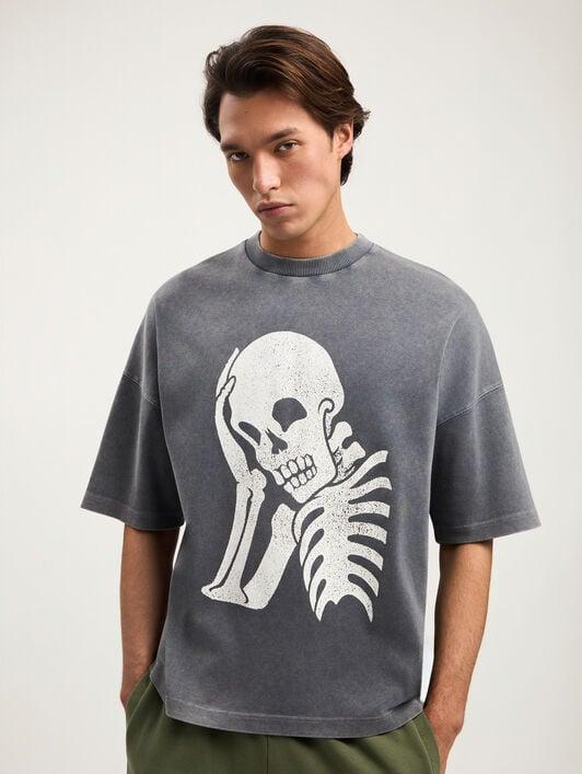 Skull Loose T-Shirt Product Image