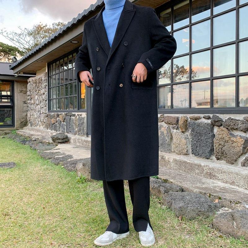 RT No. 3466 COLLAR WOOLEN COAT BELT JK Product Image