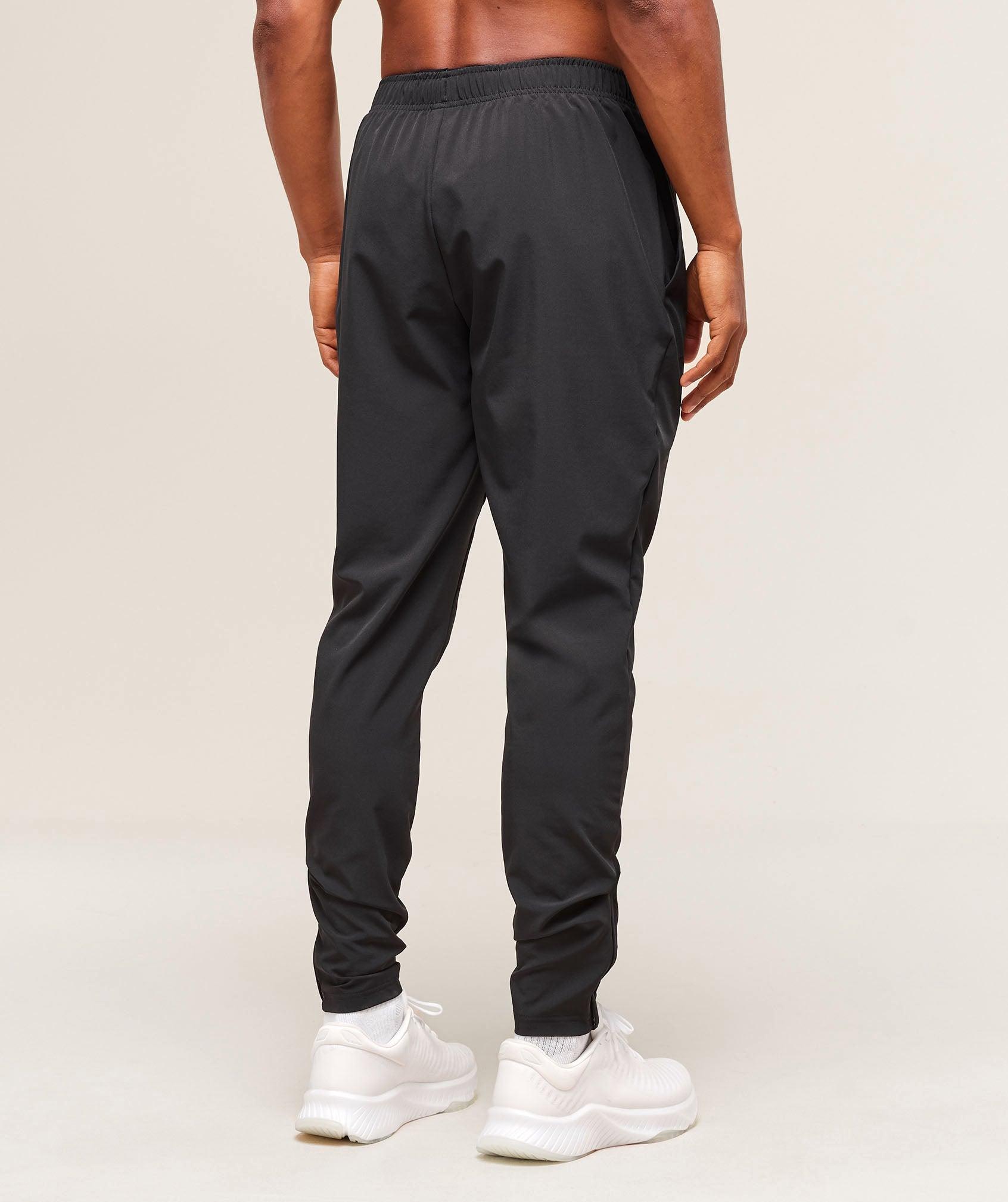 Gymshark Arrival Woven Tall Joggers - Black Male Product Image