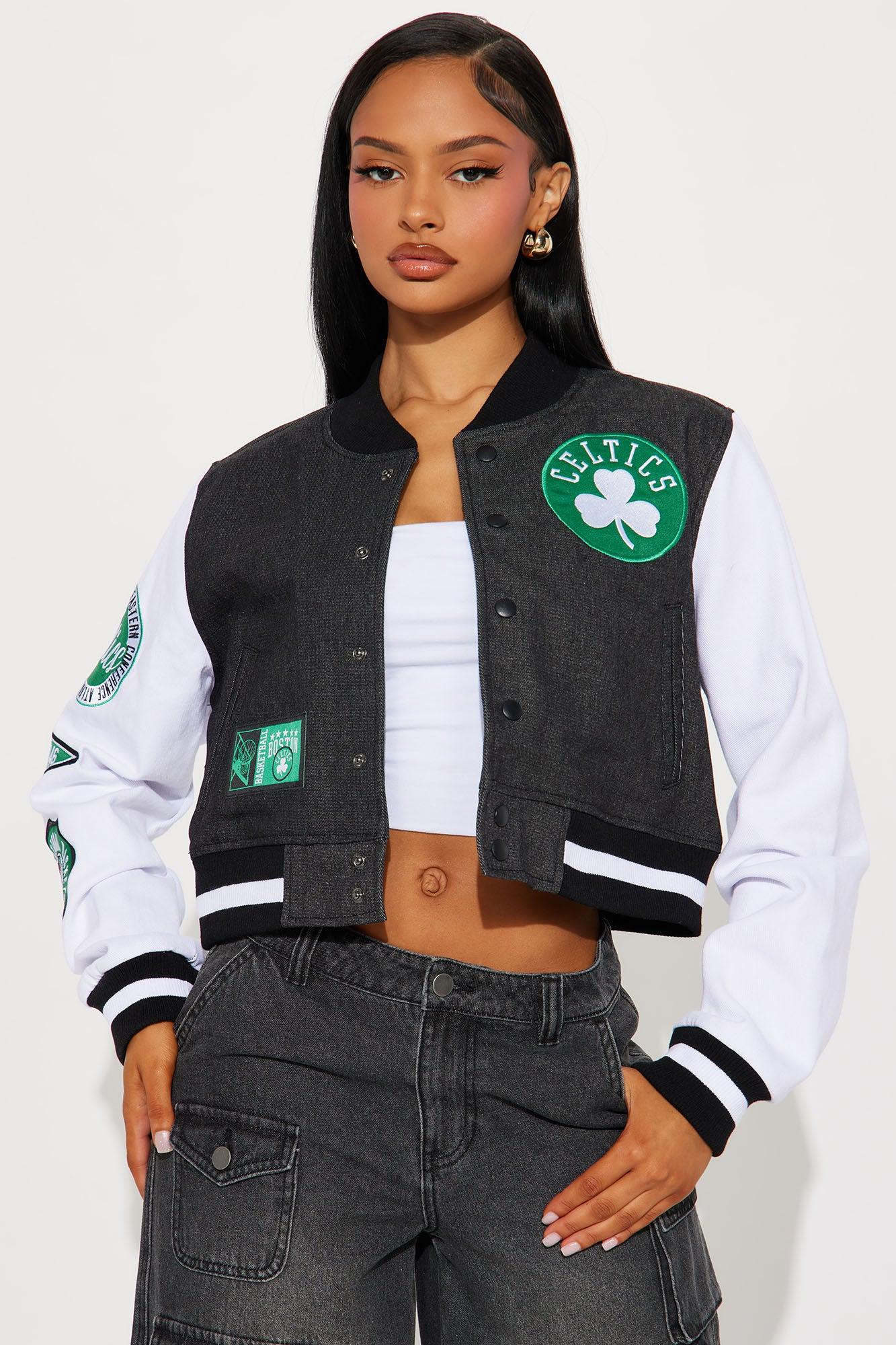 Celtics Home Game Jacket - Black Wash Product Image