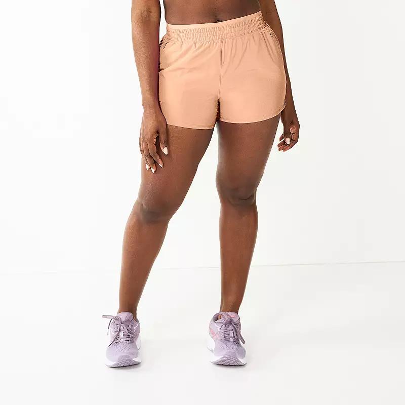Women's Tek Gear Woven Run Shorts,  Product Image