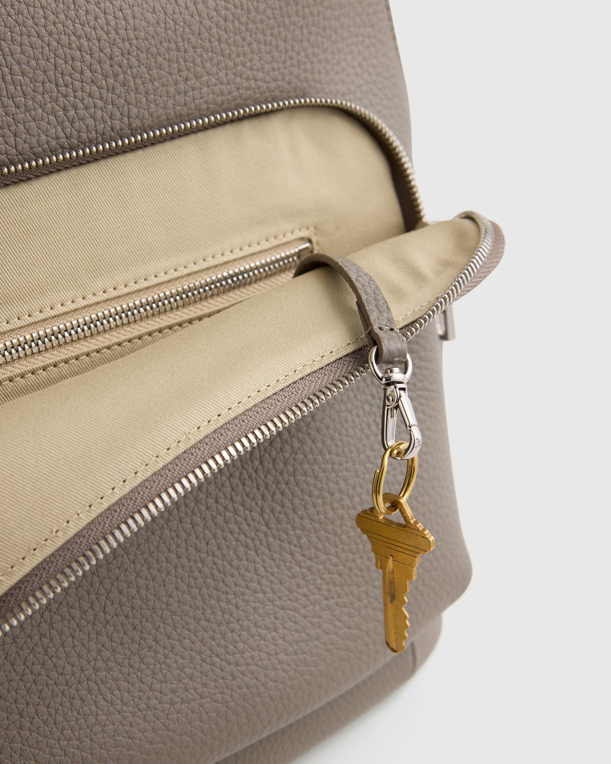 Quince | Women's Italian Leather Convertible Backpack in Mink Product Image