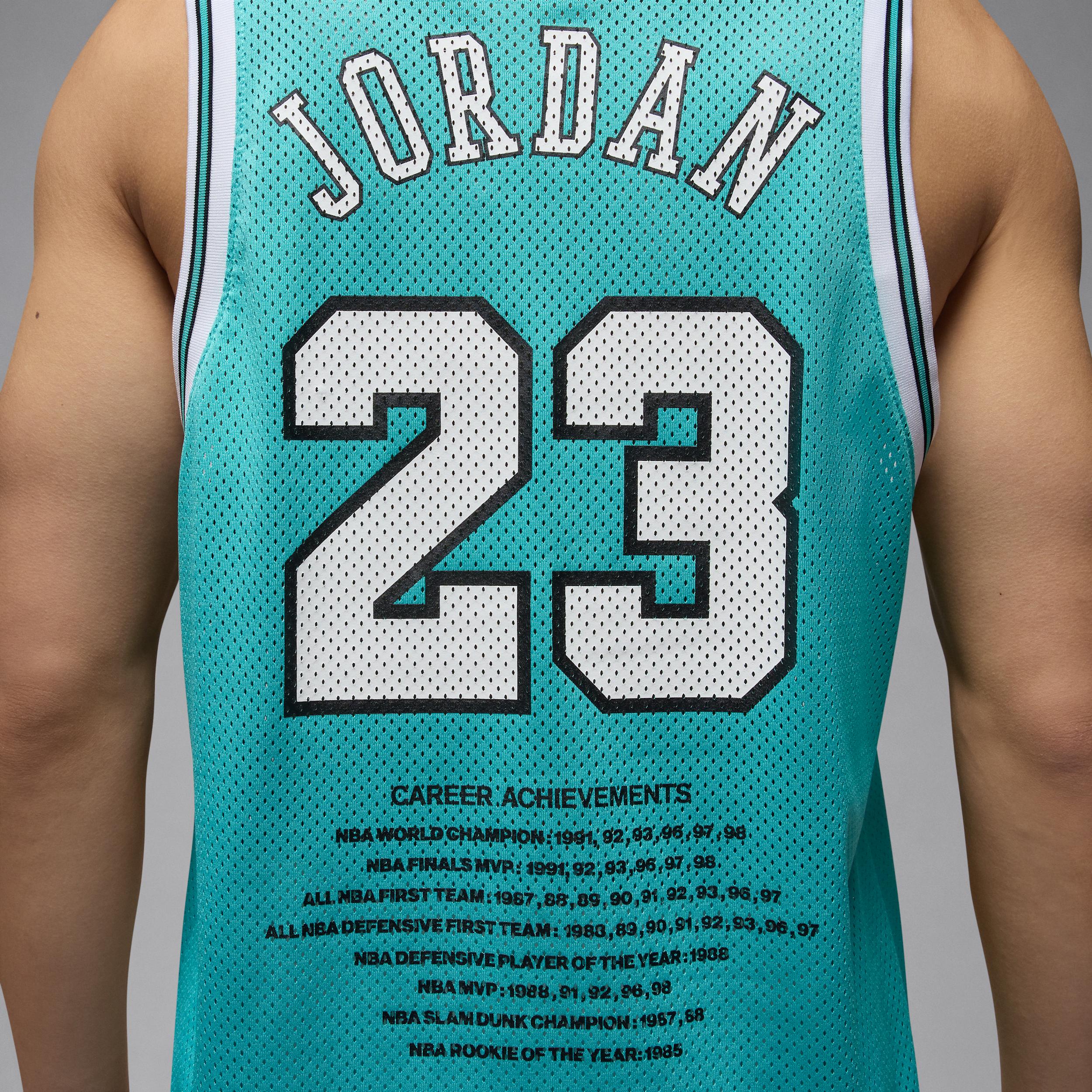 Jordan Mens Jordan Essentials Summer Jersey - Mens Washed Teal/White Product Image