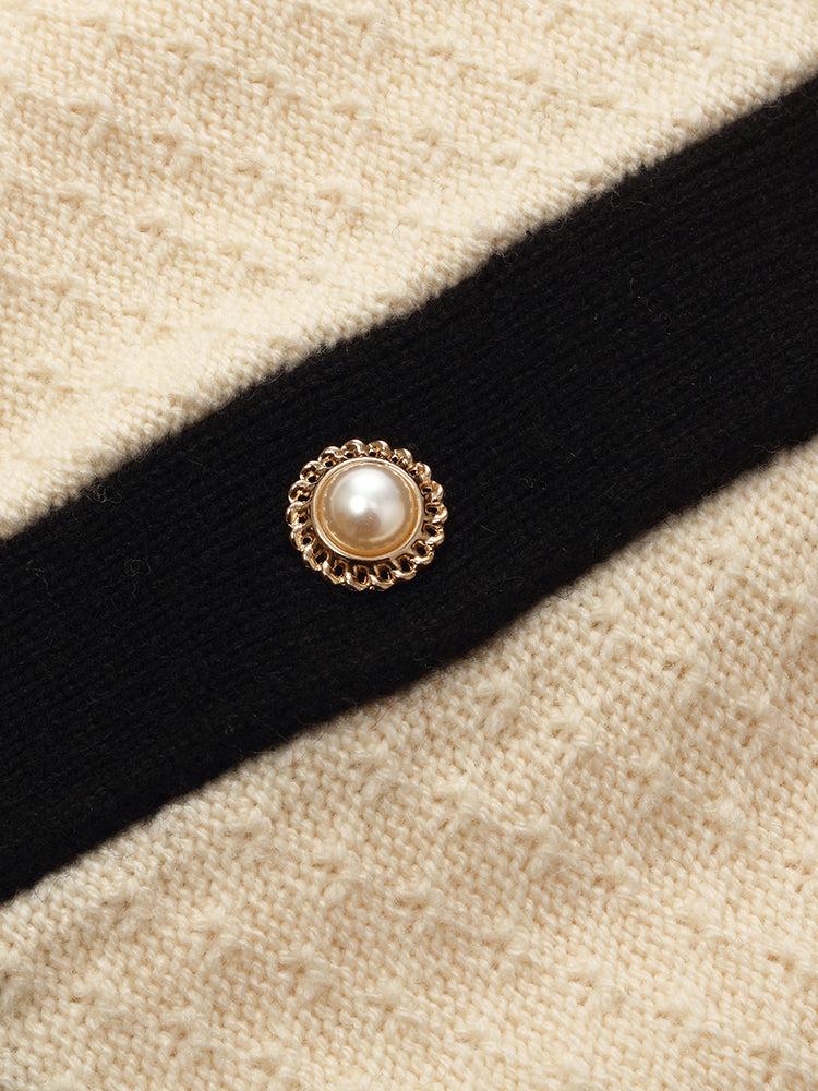 Classic Jacquard Cardigan And Skirt Two-Piece Set Product Image