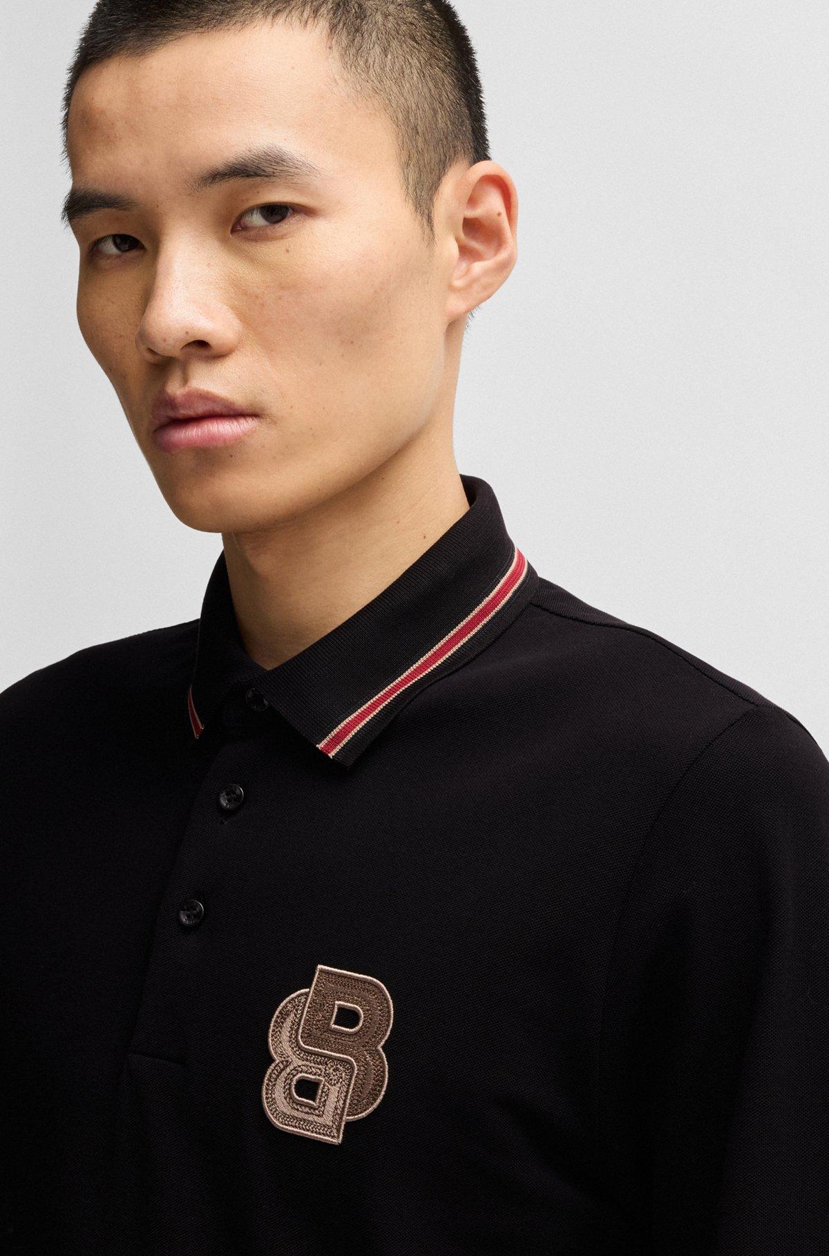 BOSS x Creation of the Gods mercerised-cotton polo shirt Product Image