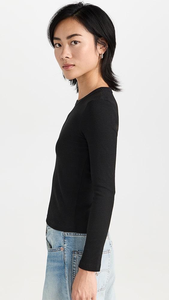 Leset Kelly Slim Fit Long Sleeve Top | Shopbop Product Image