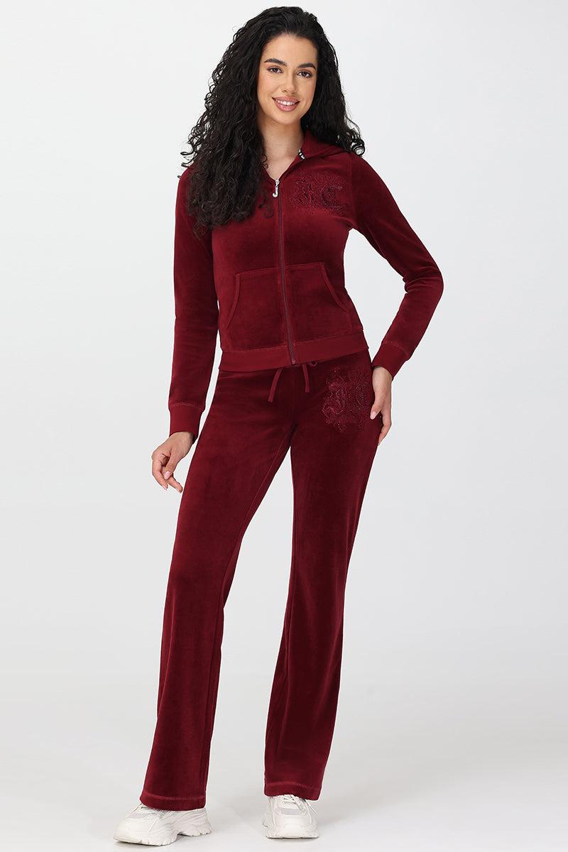 Monogram Heritage Cotton Velour Track Pants Product Image