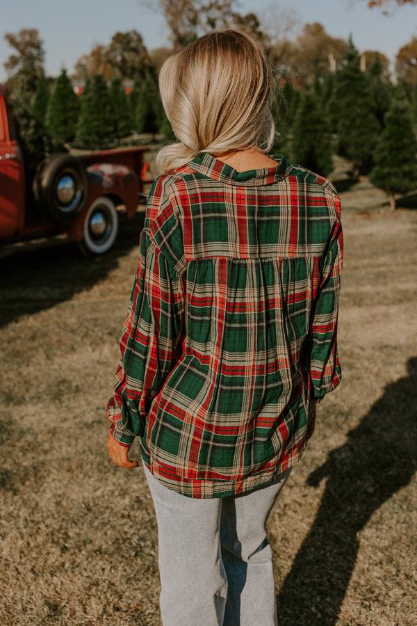 Vail Views Plaid Top Product Image