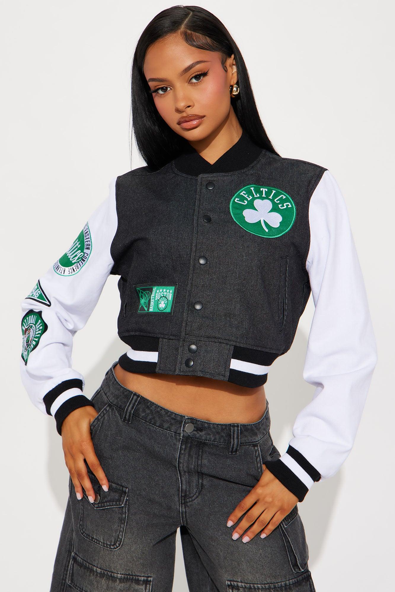 Celtics Home Game Jacket - Black Wash Product Image