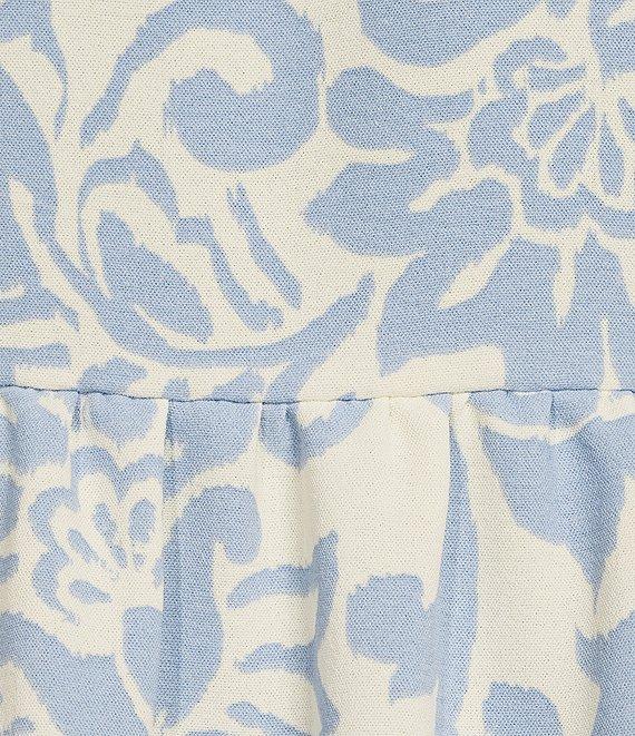 Leslie Fay Button Down Neck 3/4 Bell Sleeve Fit and Flare Dress Product Image