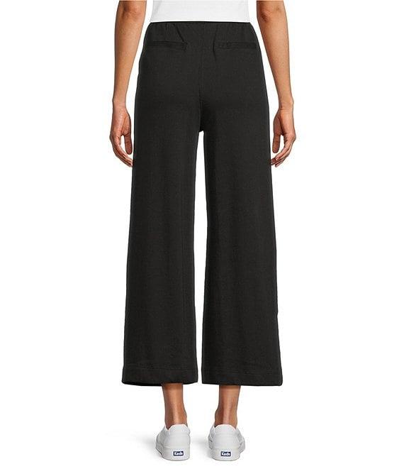 Westbound Petite Size Pull-On Cropped Drawstring Terry Pants Product Image