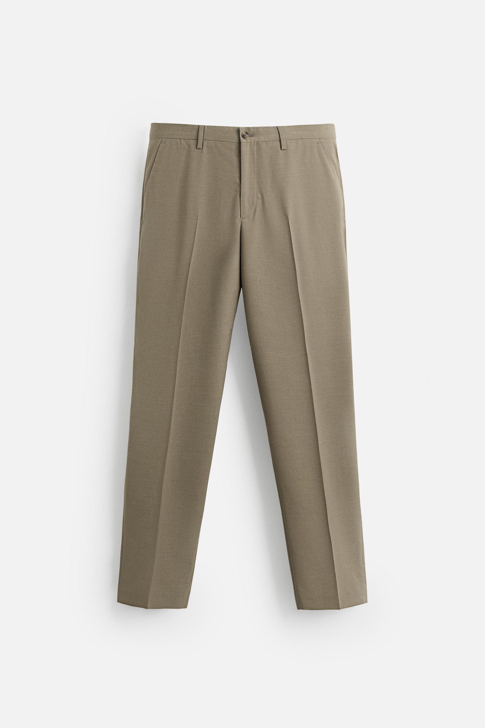 TEXTURED SUIT PANTS Product Image