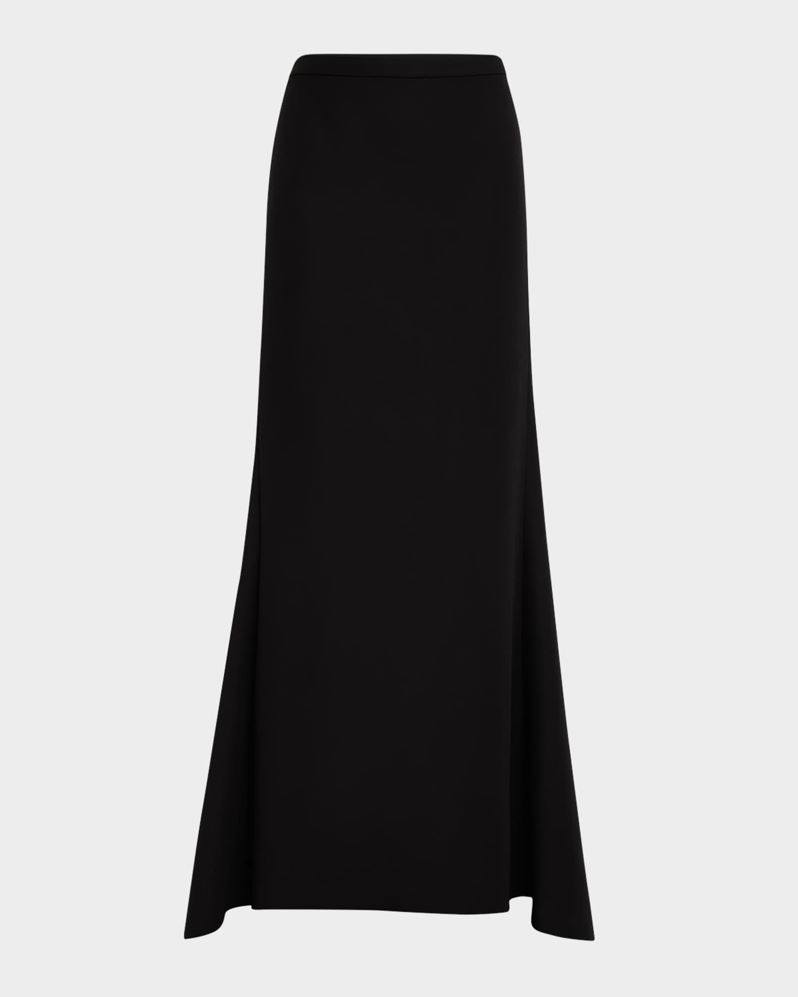 A-Line Maxi Skirt with Train Product Image