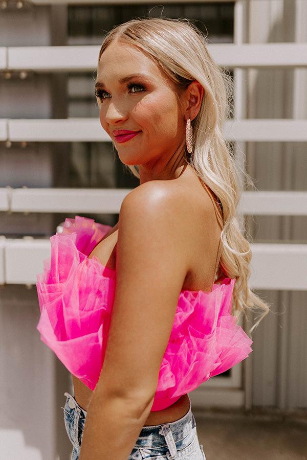 Oh My Heart Hoop Earrings in Gold Product Image