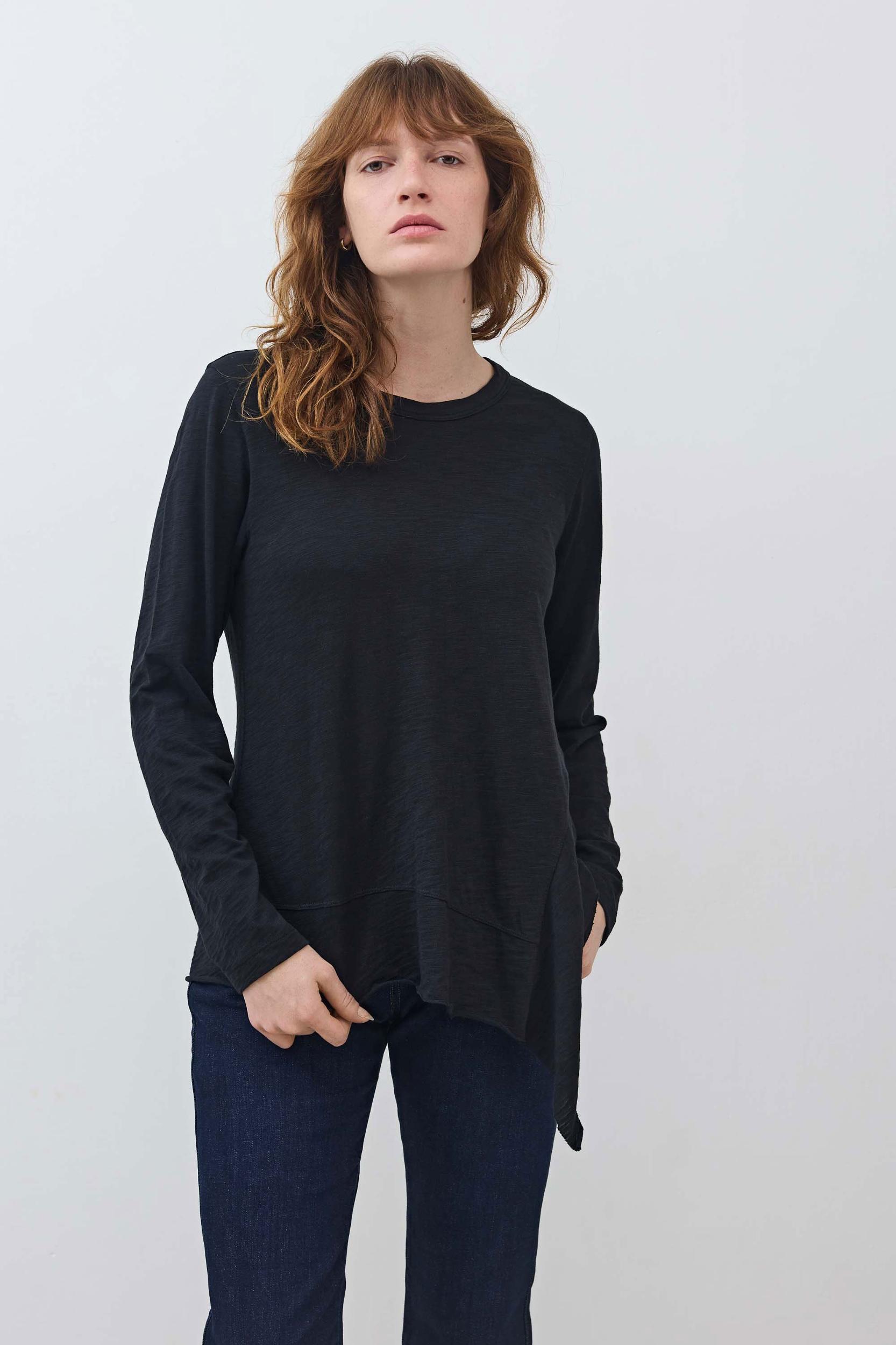Asymmetric Long Sleeve Tunic Product Image