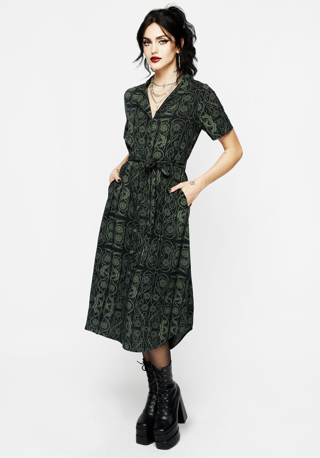 Fianna Midi Shirt Dress Product Image