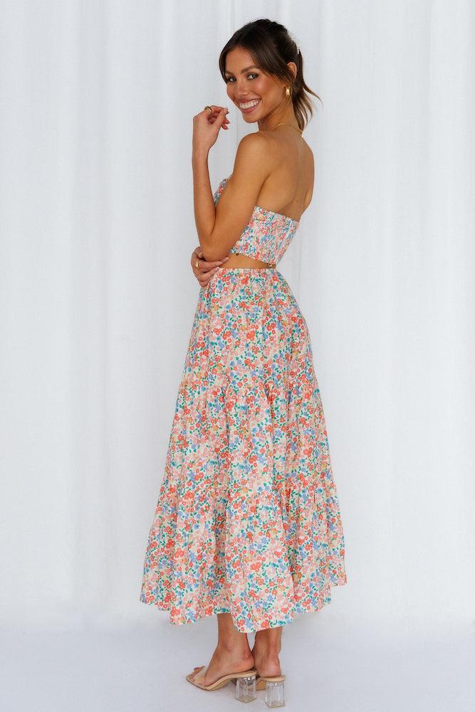 So Particular Maxi Skirt Floral Product Image