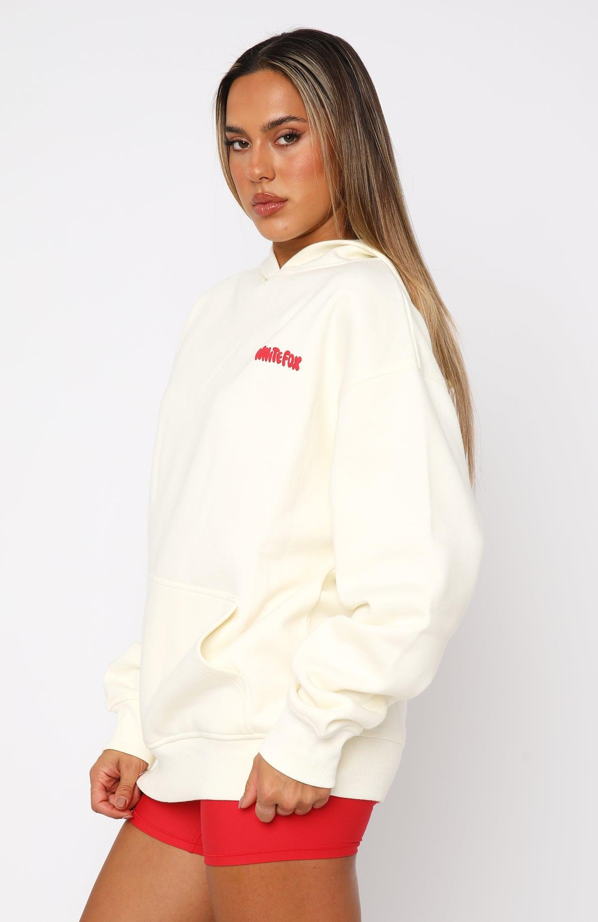 Best Of My Life Oversized Hoodie Cream Product Image