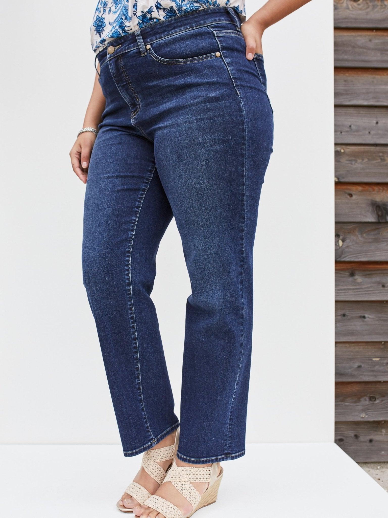 Westport Signature Straight Leg Denim Jeans - Plus Female Product Image
