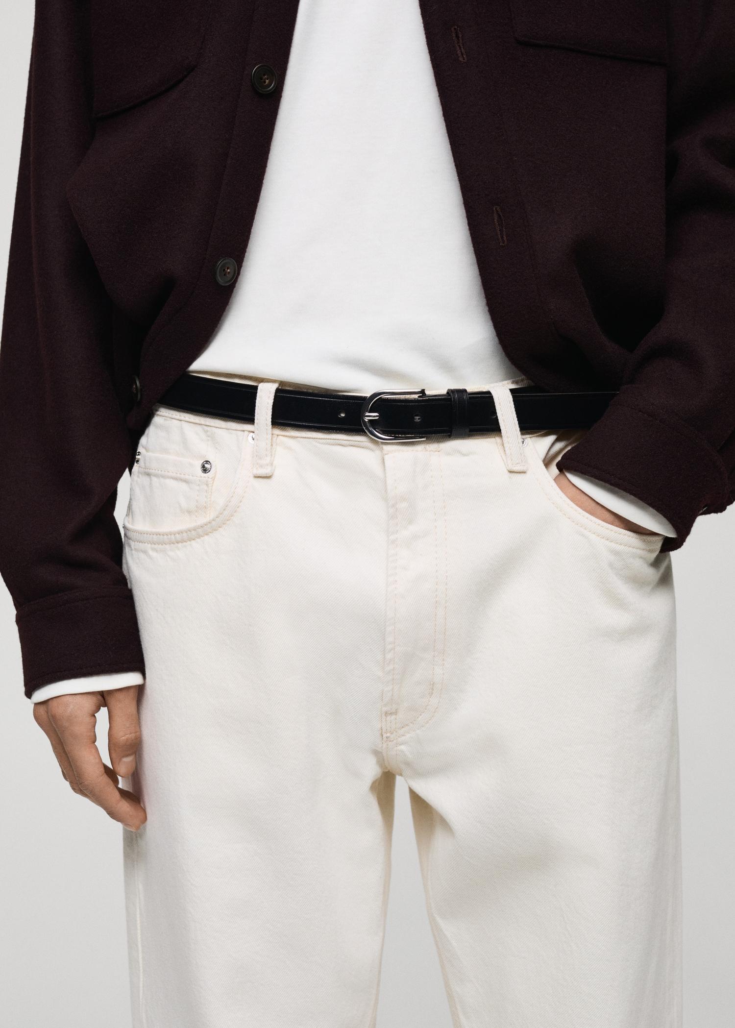 Moby straight-fit jeans - Men | MANGO USA Product Image