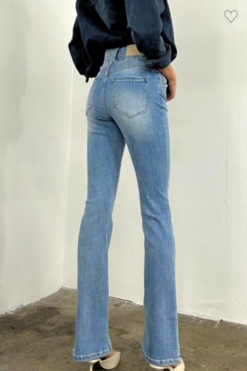 Double Waist Jeans Product Image