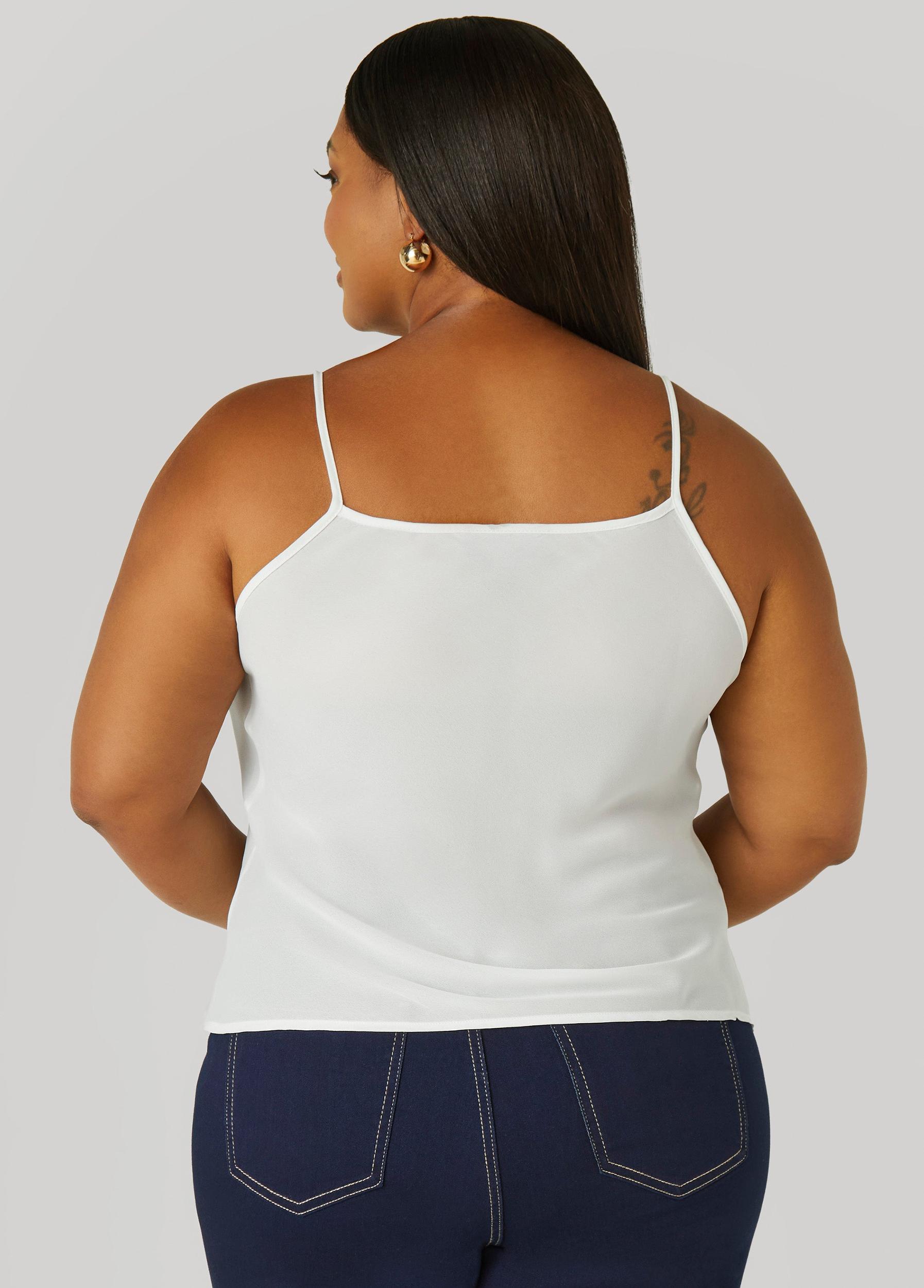Plus Size Cowl Neck Tank Ashley Stewart Product Image