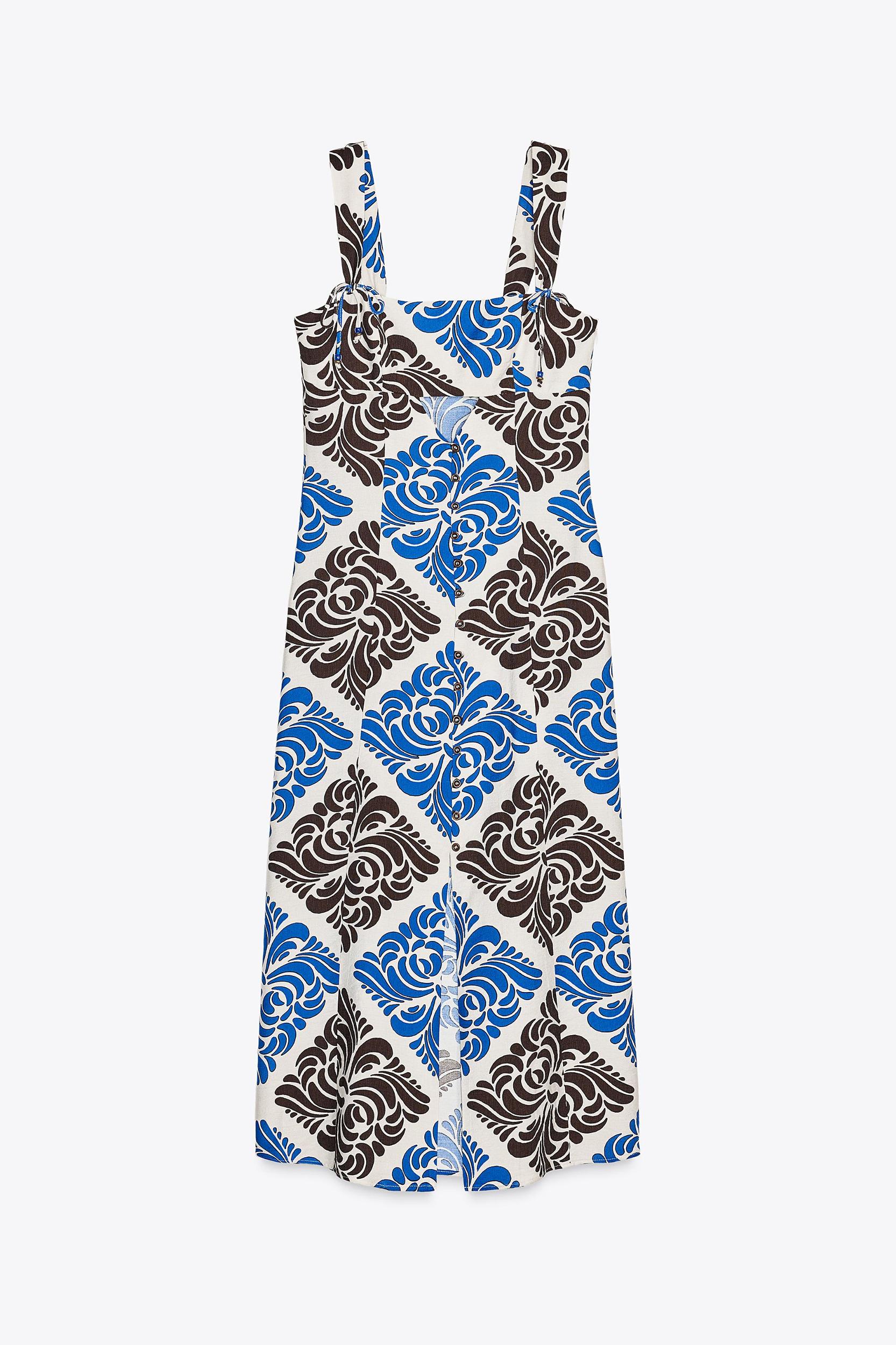 PRINTED MIDI DRESS Product Image