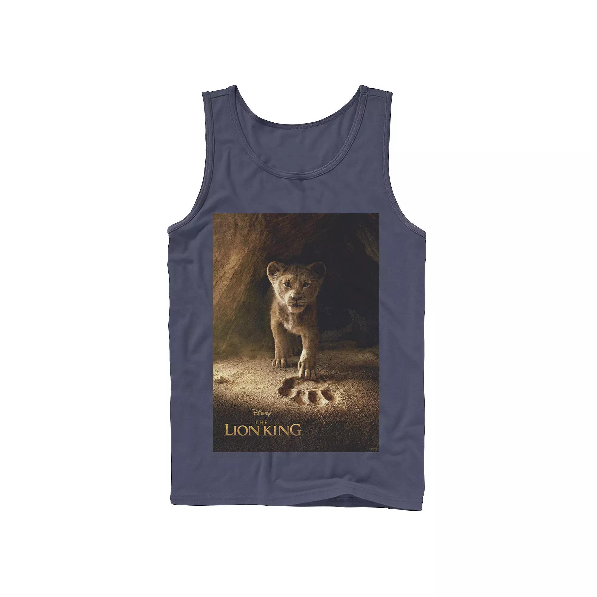 Disney's The Lion King Simba Paw Men's Live Action Movie Poster Tank Top,  Product Image