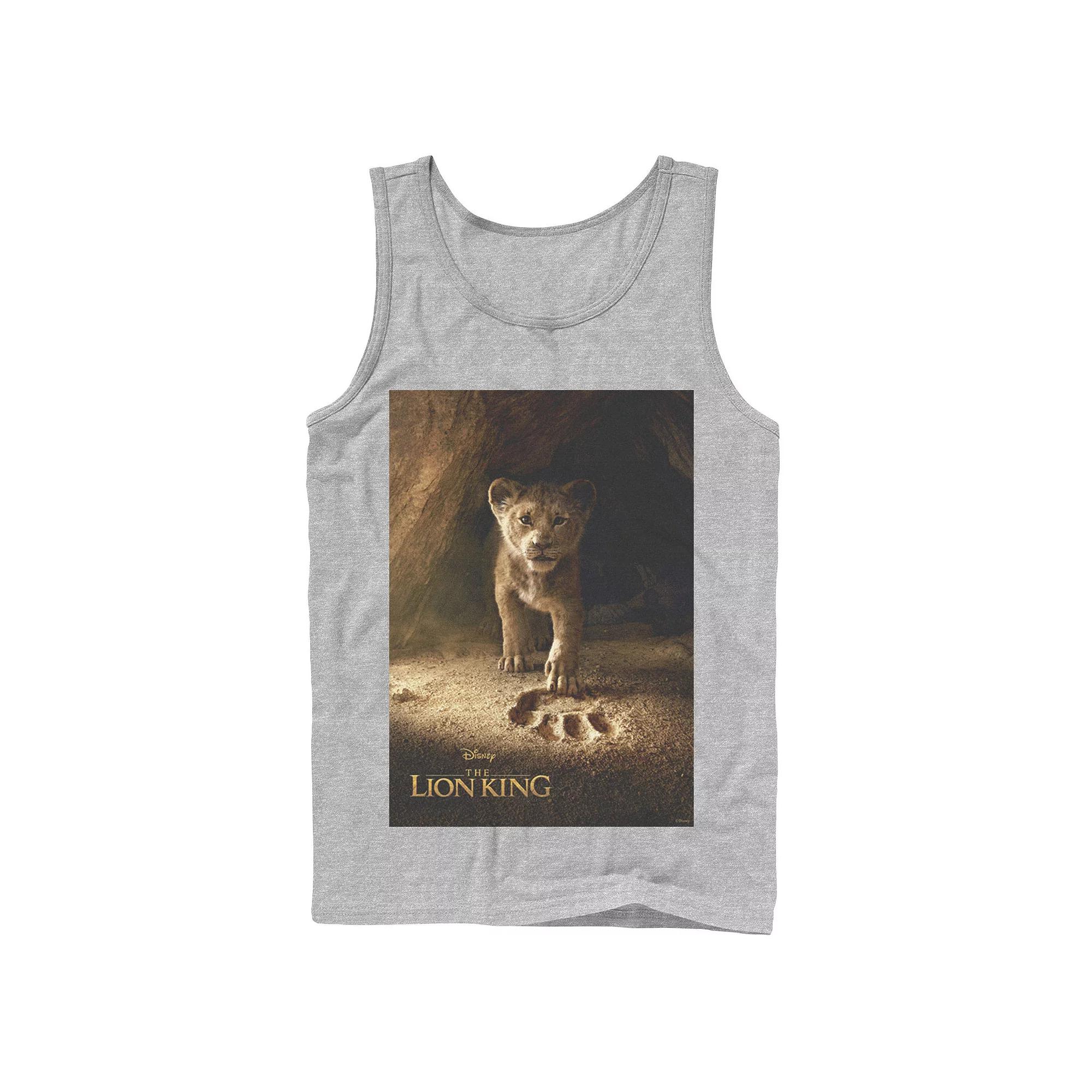 Disney's The Lion King Simba Paw Men's Live Action Movie Poster Tank Top,  Product Image