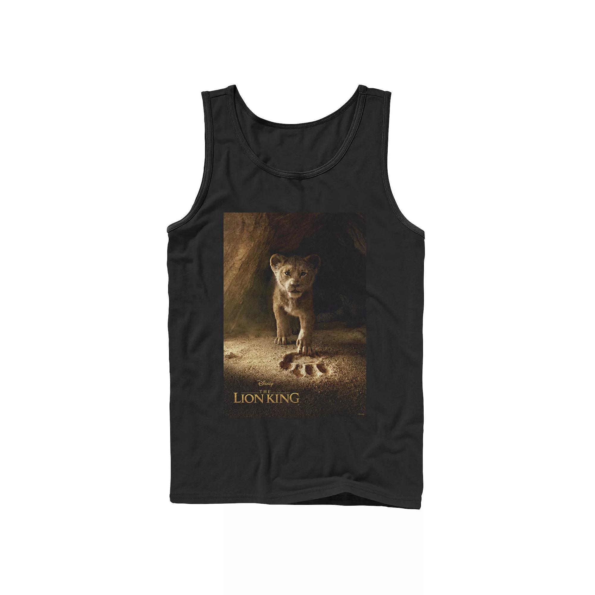 Disney's The Lion King Simba Paw Men's Live Action Movie Poster Tank Top,  Product Image