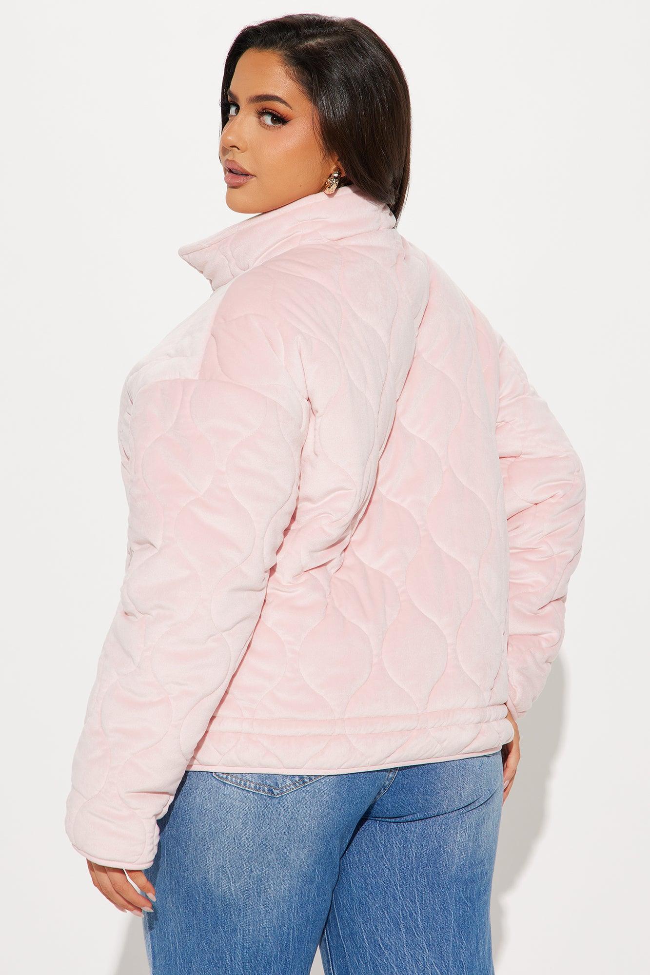 Ski Lift Lightweight Quilted Puffer Jacket - Pink Female Product Image