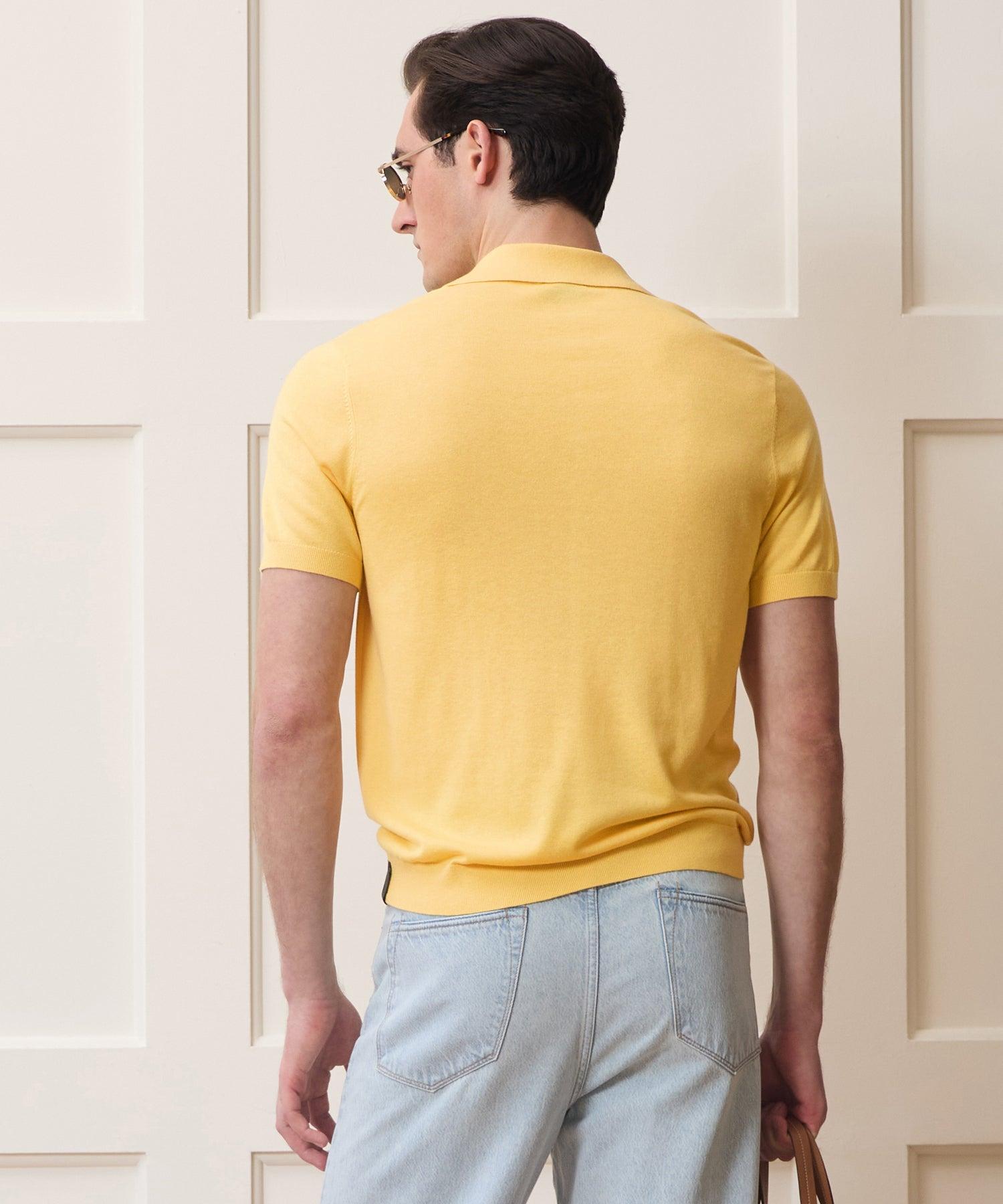 Silk-Cashmere Montauk Sweater Polo Product Image